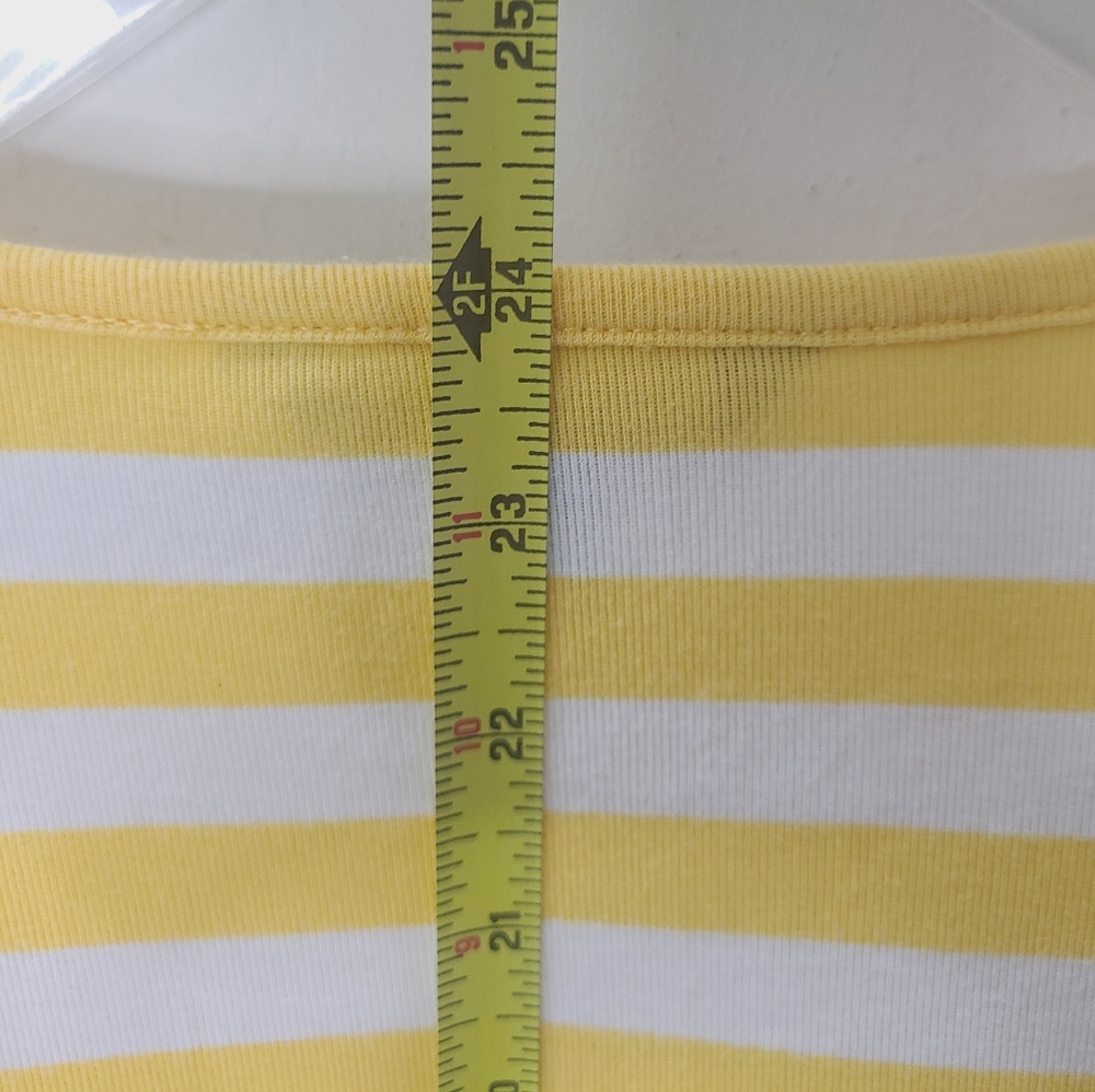 Lauren Ralph Lauren Riviera Stripe Snap-Trim Long Sleeve Slim Cotton Shirt XL - Picture 12 of 13